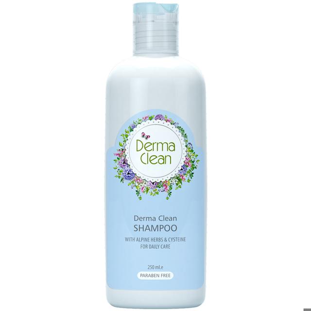 شامپو مو درماکلین مدل گیاهان الپ و سیستئین - 250 میلی لیتر - Derma Clean Alpine Herbs and Cysteine Hair Shampoo 250ml