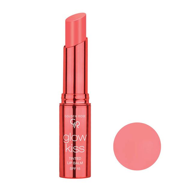 بالم لب گلدن رز مدل TINTED شماره 04 Peach Shake - Golden Rose Peach Shake Tinted Lip Balm