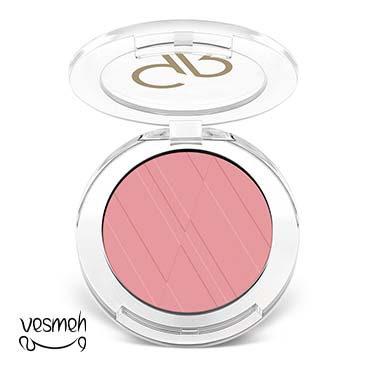 رژگونه پودری مات ساده گلدن رز - Golden Rose Powder Blush