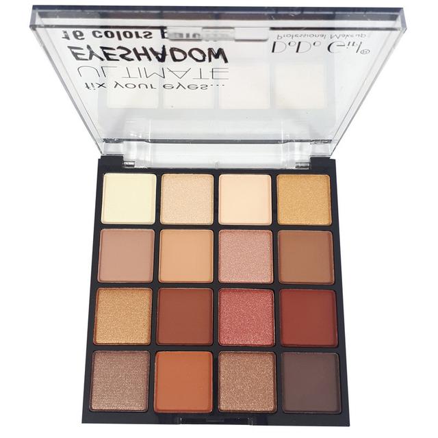 پالت سایه چشم 16 رنگ  دودو گرل شماره 01 - DoDoGirl Ultimate Eyeshadow Palette N01