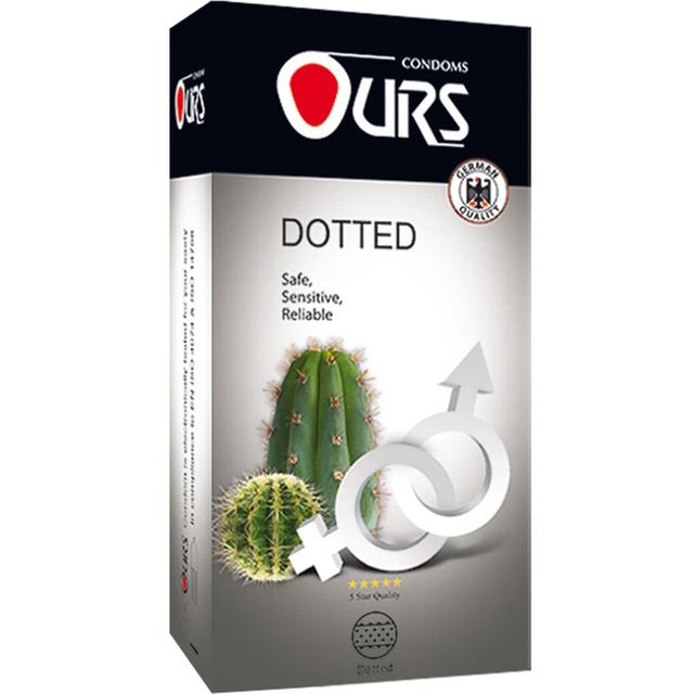 کاندوم اورز مدل Dotted بسته 12 عددی - Ours Dotted Condom 12PCS