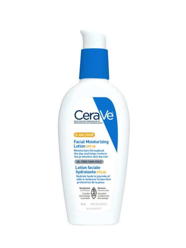 لوسیون سراوی مرطوب کننده روزانه صورت و گردن حجم 89 میلی لیتر  - Cerave AM Facial Moisturizing Lotion SPF 30 Oil-Free