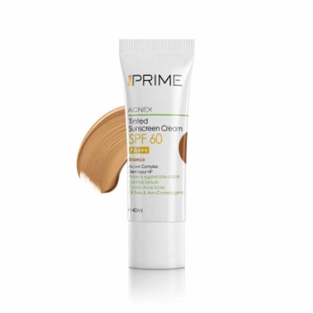 کرم ضدآفتاب SPF60 رنگ بژ تیره پرایم - PRIME SPF60 tinted sunscreen cream