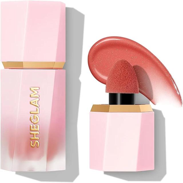 رژگونه مایع شیمر شیگلم رنگ devoted - SHEGLAM Color Bloom Dayglow Liquid Blush devoted
