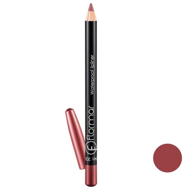 مداد لب ضد آب فلورمار - شماره 203 - Flormar Waterproof Lip Liner No.203