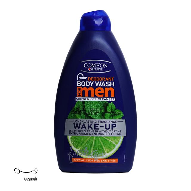 شامپو بدن کامان مدل Wake Up حجم 510 میلی لیتر - Comeon wake up Deodorant body wash Gel 510ml