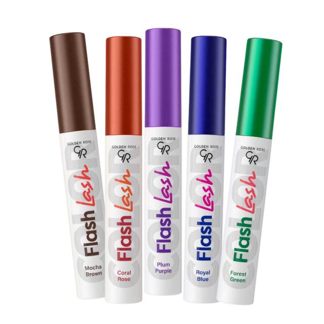 ریمل رنگی گلدن رز سری فلش لش (Flash Lash) - Golden Rose Flash Lash Colored Mascara