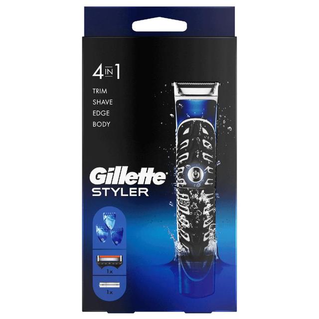ماشین اصلاح صورت ژیلت مدل Styler 4in1 - Gillette Proglide Styler 4-in-1 Clipper with 3 Interchangeable Combs + 1 Refill Blade