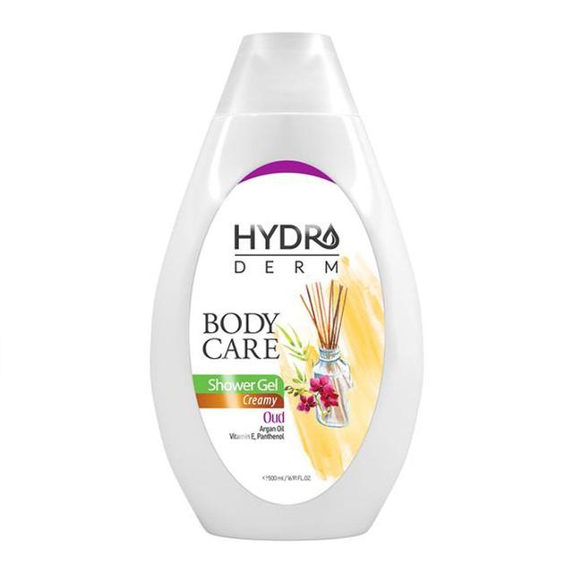 شامپو بدن کرمی هیدرودرم عود و آرگان - Hydroderm OUD Creamy Body Shower Gel 500ml