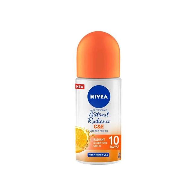 مام رول زنانه نیوا  با رایحه پرتقال مدل natural radiance - nivea natural radiance roll on
