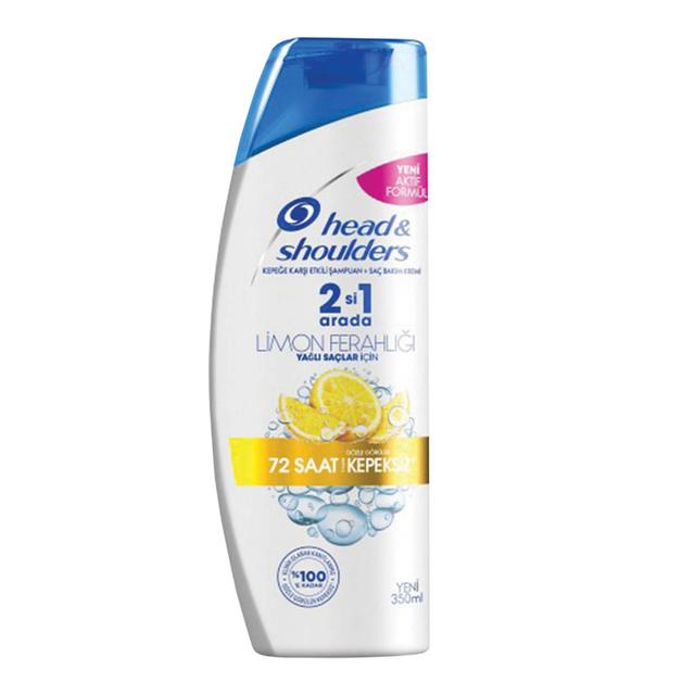شامپو ضد شوره مو هد اند شولدرز مدل لیمو 2.1 حجم 350 میلی لیتر - Head and Shoulders Lemon 2in1 Shampoo 350ml