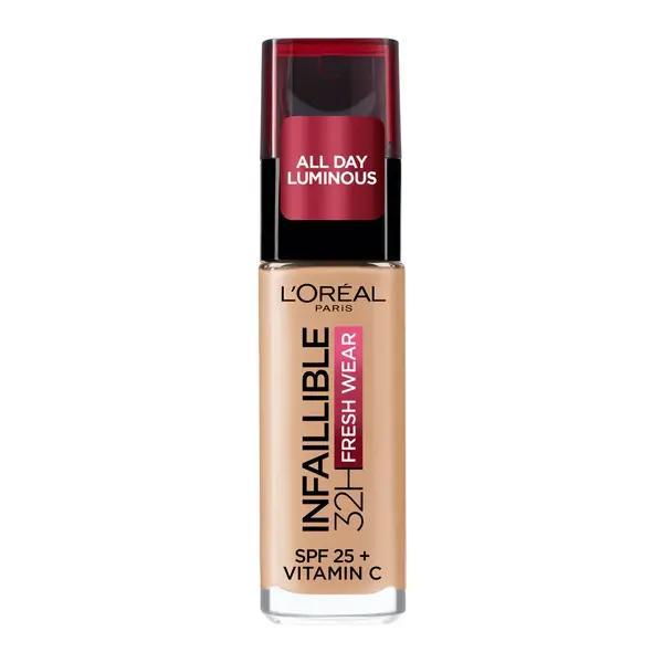 کرم پودر لورآل مدل Infallible 32h  حجم 30 میلی لیتر - Loreal Infallible 32h Foundation N 125