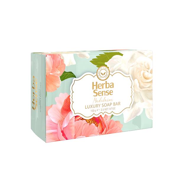 صابون شوینده‌ دست و صورت آردن هرباسنس مدل Madelaine - Herbasense Madelaine Luxury Soap Bar 100g