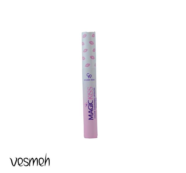 رژ لب مایع گلدن رز مدل Magic Kiss - Golden Rose Color Chaning Lipgloss Magic Kiss 