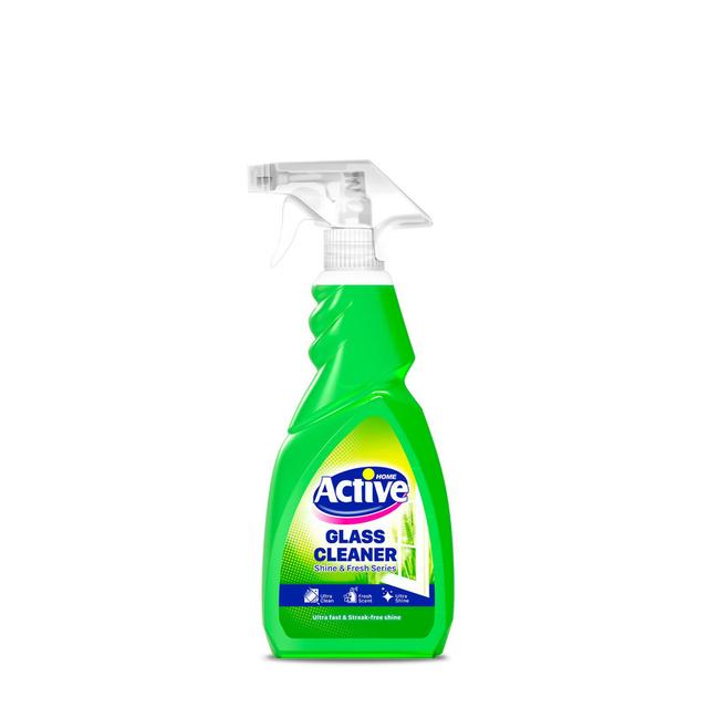 شيشه پاک کن اکتیو مدل سبز حجم 500 میلی لیتر - active  Green glass cleaner 500ml
