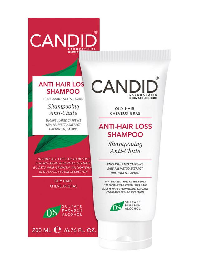 شامپو ضد ریزش و تقویت کننده مو کاندید مناسب موی چرب -  CANDID Anti-falling and strengthening shampoo for oily hair