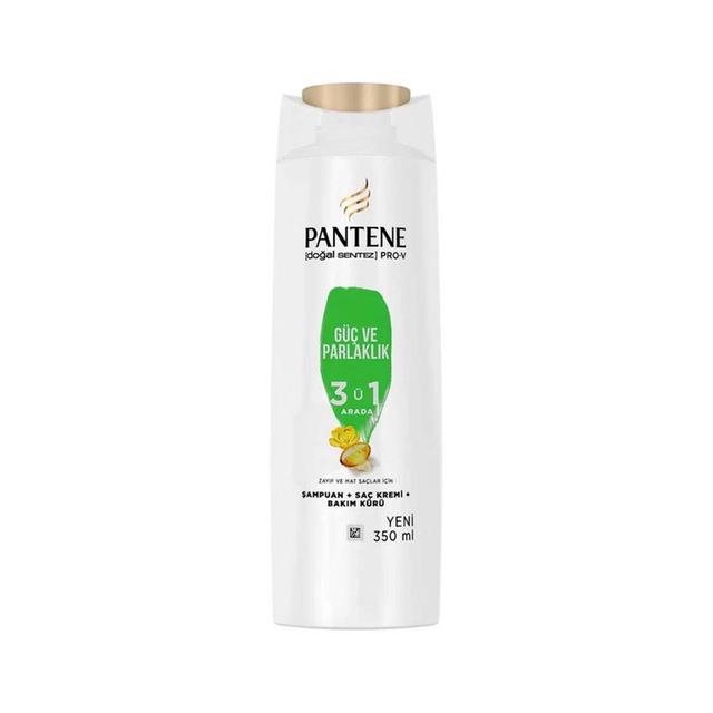 شامپو پنتن مدل güc ve parlaklik 3U1 حجم ۳۵۰ میلی لیتر - Pantene Güc Ve Parlaklik 3U1 Shampoo 350 ml