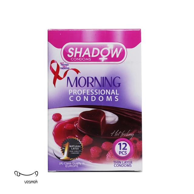 کاندوم شادو مدل MORNING بسته 12 عددی - Shadow MORNING Condoms Pack Of 12