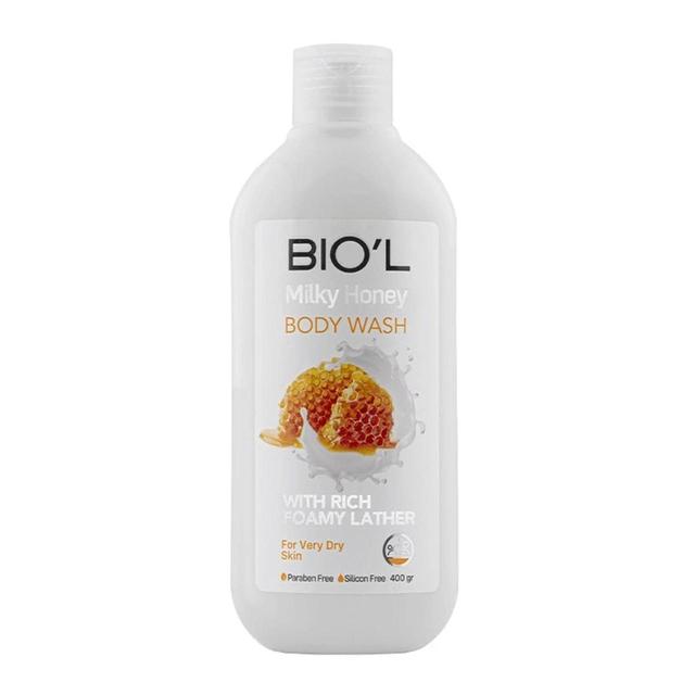 شامپو بدن بیول مدل Milky Honey حجم 400 میلی لیتر - Biol milky honey moisture body wash 