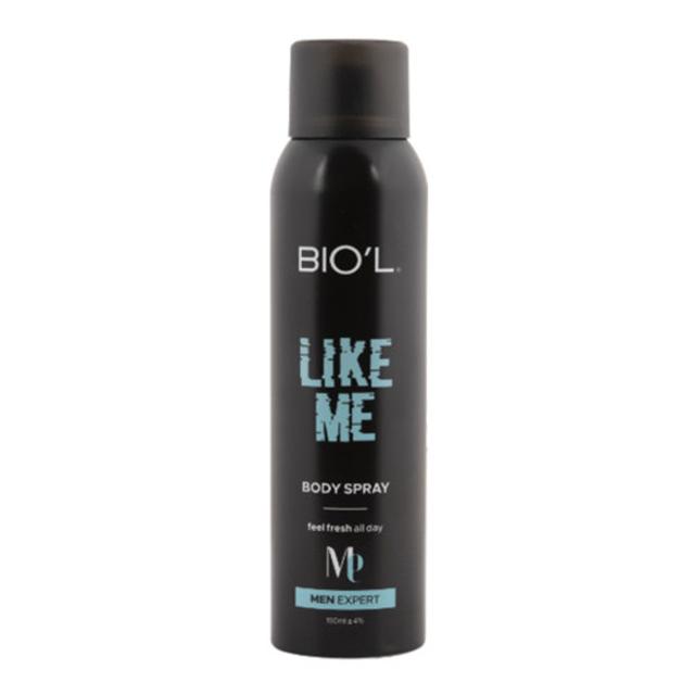 اسپری خوشبو کننده بدن مردانه بیول مدل LIKE ME حجم 150 میلی لیتر - Biol Like Me Body Spray For Men 150 ml