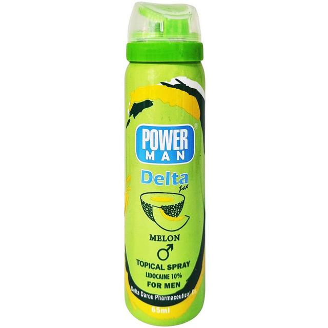 اسپری تاخیری پاورمن دلتا مدل melon حجم 65 میلی لیتر - Powerman Delta Melon Delay Spray  65ml