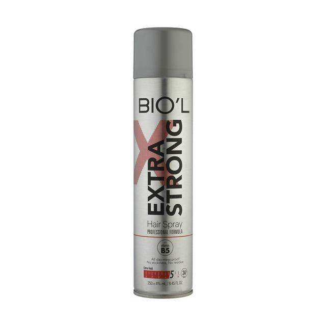 اسپری مو بیول مدل Extra Strong حجم 250 میلی لیتر - Biol Style Extra Strong Hair Spray 250ml