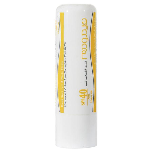 بالم لب ضد آفتاب هیدرودرم مدل SPF40 وزن 4.5 گرم - Hydroderm SPF40 lip Balm sunscreen 4.5g
