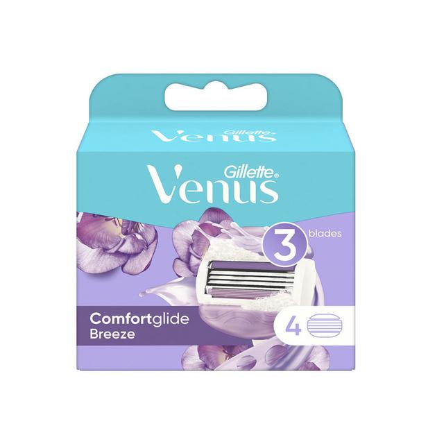 تیغ یدک ونوس مدل venus Breeze comfortglide بسته 4 عددی - Venus Breeze Comfortglide Razor Blades 4 Items