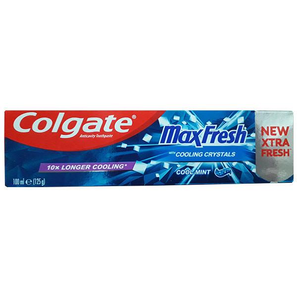 خمیر دندان کلگیت مدل Max Fresh آبی حجم 100 میلی لیتر - Colgate Max Fresh Blue Mint Toothpaste 100ml