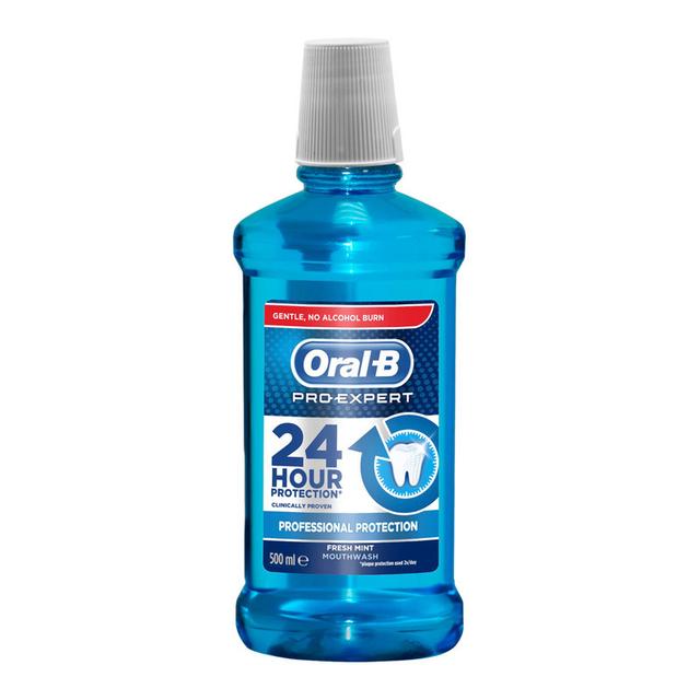دهان شویه اورال-بی سری Professional Protection مدل Pro Expert حجم 500 میلی لیتر - OralB Professional Protection Pro Expert Mouthwash 500ml