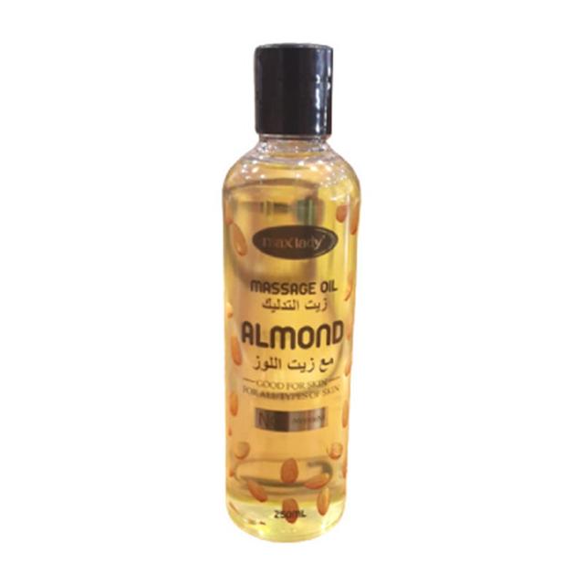روغن ماساژ مکس لیدی مدل almond حجم 250 میلی لیتر  - Max lady Almond Massage Oil 250ml
