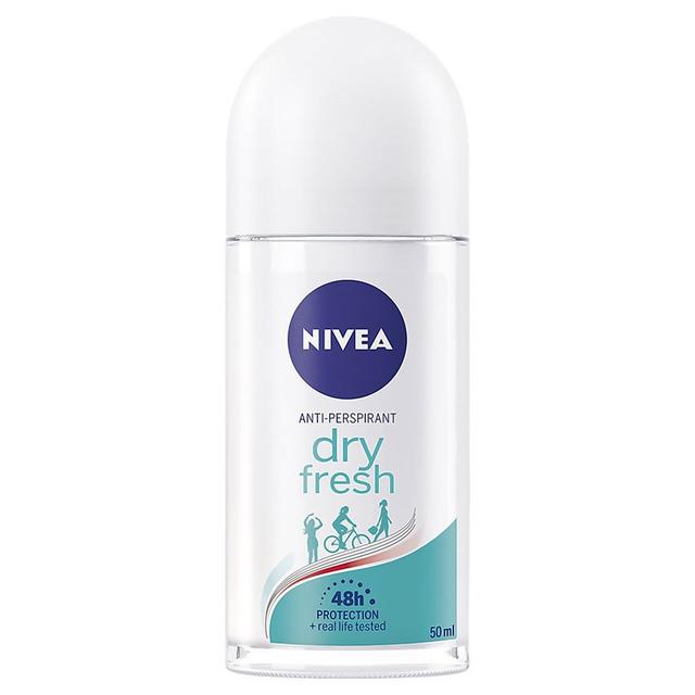 رول ضد تعریق زنانه نیوآ مدل Dry Fresh حجم 50 میلی لیتر - Nivea Dry Fresh For Women Roll-On Deodorant 50ml