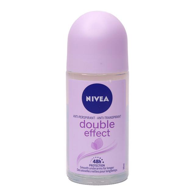 رول ضد تعریق نیوآ مدل double effect حجم 50 میلی لیتر - Nivea double effect For Women Roll-On Deodorant 50ml