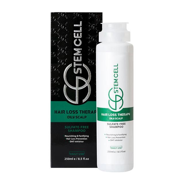 شامپو استم سل برای ریزش مو چرب  - Stem Cell sulfate free shampoo for hair loss therapy oily scalp