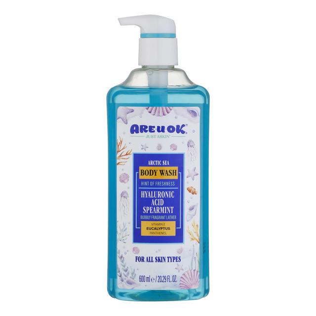 شامپو بدن آریواُکی مدل خنک کننده  مناسب انواع پوست حجم 600 میلی لیتر - Are U Ok Arctic Sea Body Wash 600 ml