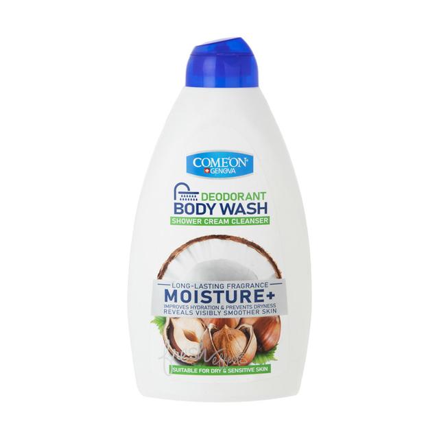 شامپو بدن کامان مدل Moisture حجم 510 میلی لیتر - Comeon Moisture Body Wash 510ml