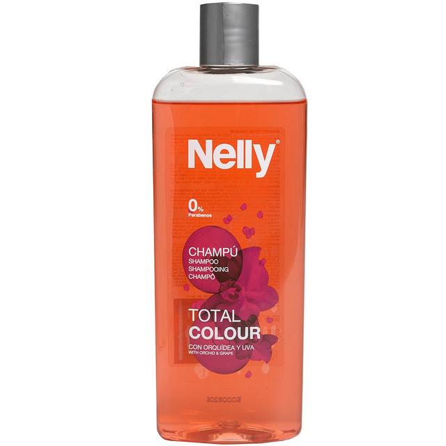 شامپو تثبیت کننده رنگ مو نلی مدل Total Colour حجم 300 میلی لیتر - Nelly Total Colour Hair Shampoo 300ml