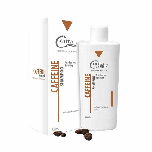 شامپو تقویت کننده و ضد ریزش سریتا مدل کافئین مناسب برای انواع مو حجم 200 میلی لیتر - cerita caffeine shampoo