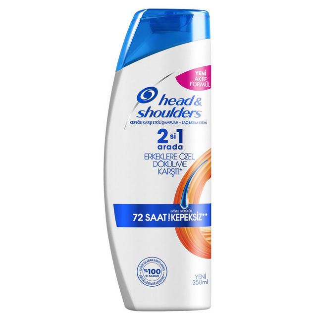 شامپو ضد ریزش مو هد اند شولدرز مدل Erkeklere Ozel Doukulme Karsiti 2 si 1 حجم 350 میلی لیتر - Head and Shoulders Erkeklere Ozel Doukulme Karsiti 2 si 1 Hair Shampoo 350ml