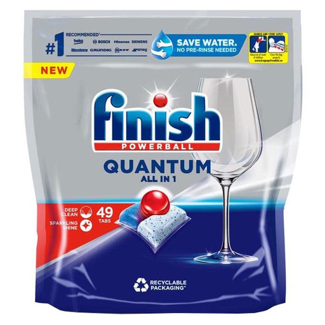 قرص ماشين ظرفشويي فينيش مدل کوانتوم بسته 49 عددی - Finish Powerball Quantom All In One 40 pcs