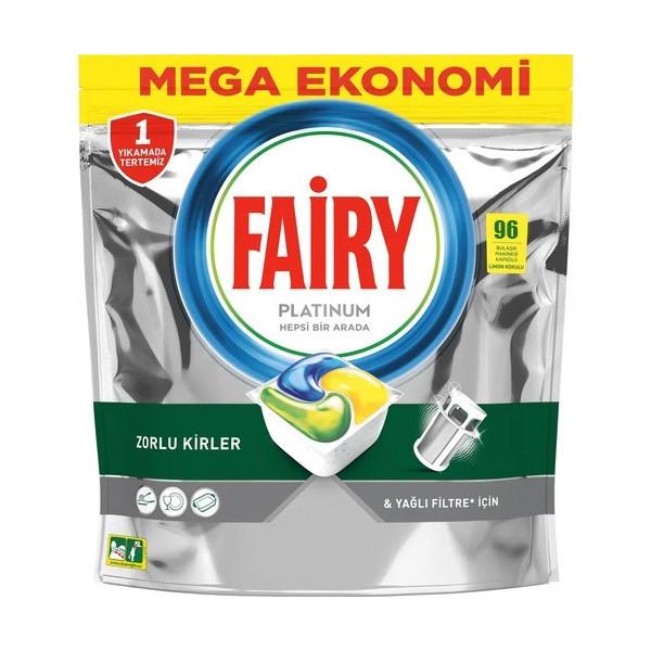 قرص ماشین ظرفشویی فیری مدل Platinum بسته 96 عددی - Fairy Platinum Original DishWasher Tablets 96Tablets