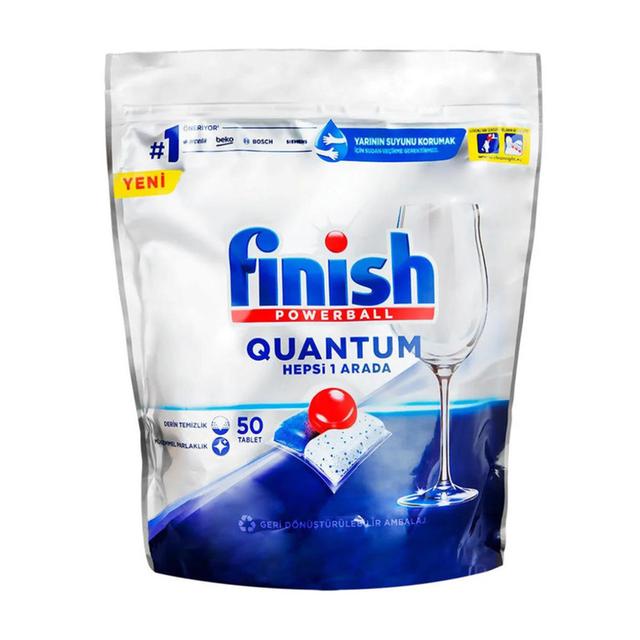 قرص ماشین ظرفشویی فینیش مدل Quantum Hepsi 1 Arada بسته 50 عددی - Finish Quantom Hepsi 1 Arada Dishwasher Tablets 50 psc