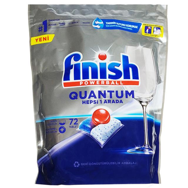 قرص ماشین ظرفشویی فینیش مدل Quantum Hepsi 1 Arada بسته 72 عددی -