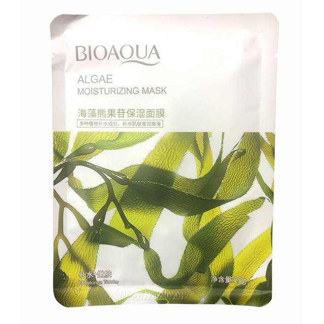ماسک ورقه ای بایو آکوا مدل جلبک وزن 25 گرم - BioAqua Algae Face Mask 25g
