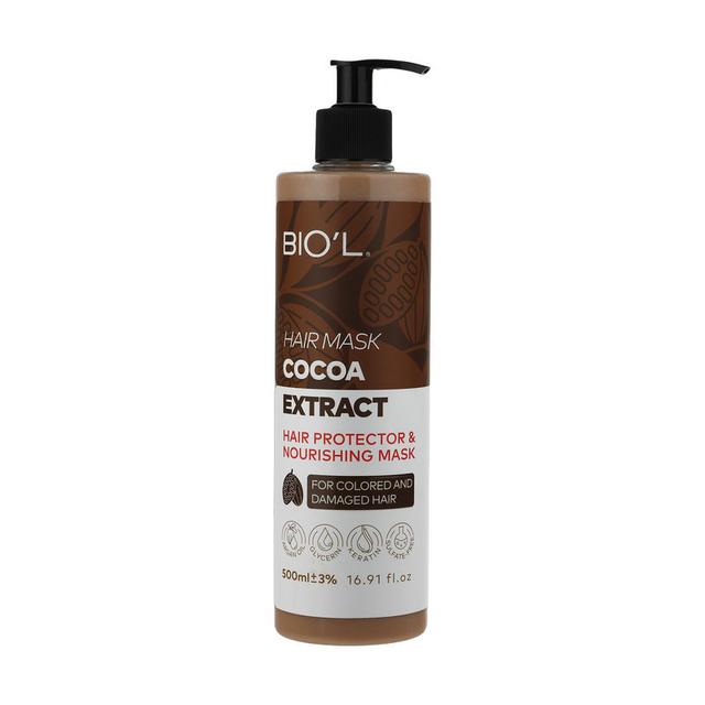 ماسک مو بیول مدل کاکائویی حجم 500 میلی لیتر - Biol Cocoa Hair Mask 500 ml