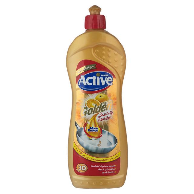مایع ظرفشویی اکتیو سری Golden مدل Orange مقدار 750 گرم - Active Golden Orange Dishwashing Liquid 750g