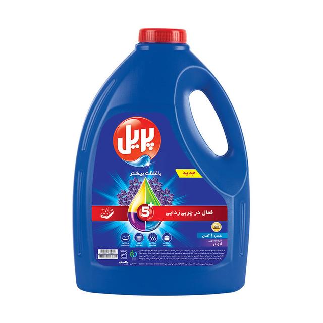 مایع ظرفشویی پریل 5+ با رایحه لاوندر مقدار 3.75 کیلوگرم - مایع ظرفشویی پریل 5+ با رایحه لاوندر مقدار 3.75 کیلوگرم
