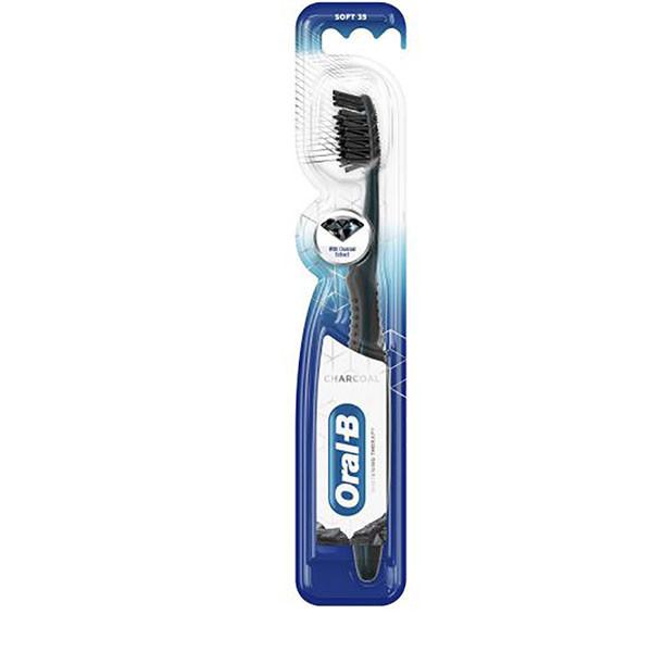 مسواک اورال-بی مدل charcoal با برس نرم - Oral-B charcoal ToothBrush With Soft Brush