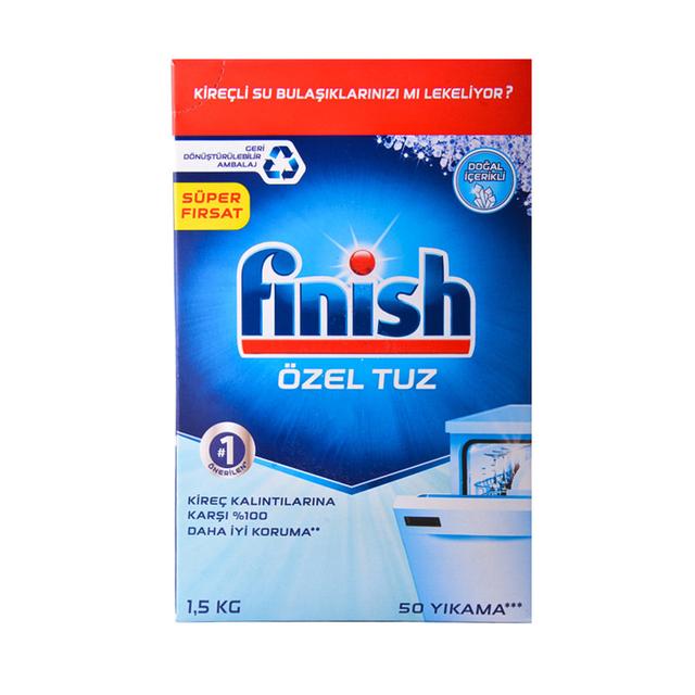 نمک ماشین ظرفشویی فینیش مدل Ozel Tuz وزن 1500 گرم  - Finish Salt Dish Washer OZEL TUZ