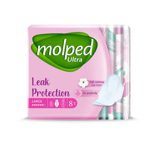 نوار بهداشتی مولپد مدل ultra بسته 8 عددی - نوار بهداشتی مولپد مدل ultra بسته 8 عددی